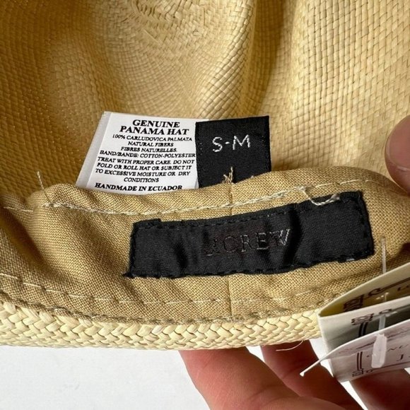 J. Crew Authentic Panama Hat S/M 23793 - Picture 4 of 4